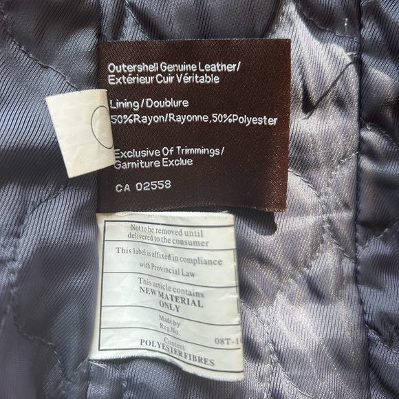 Danier Black Women’s Leather MotorcycleJacket - Picture 5 of 8